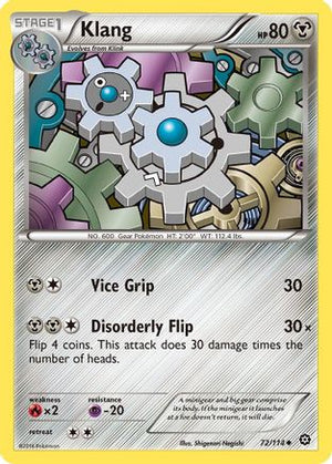 Klang 72/114 - XY  Steam Siege - Poke-Collect