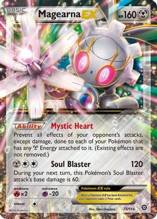 Magearna EX 75/114 - XY  Steam Siege Holofoil - Poke-Collect