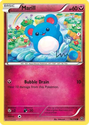 Marill 76/114 - XY  Steam Siege - Poke-Collect