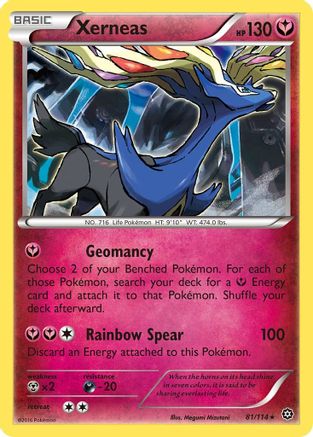 Xerneas 81/114 - Steam Siege Reverse Holofoil - Poke-Collect