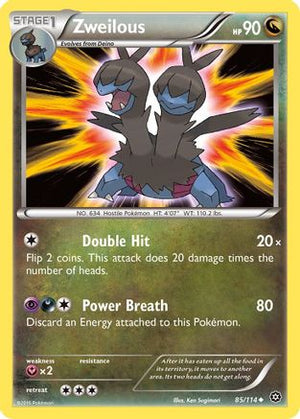 Zweilous 85/114 - Steam Siege Reverse Holofoil - Poke-Collect