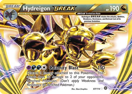 Hydreigon BREAK 87/114 - XY  Steam Siege Holofoil - Poke-Collect