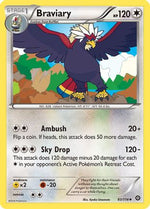 Braviary 93/114 - XY  Steam Siege Reverse Holofoil - Poke-Collect