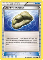 Claw Fossil Anorith 100/114 - XY  Steam Siege Reverse Holofoil - Poke-Collect
