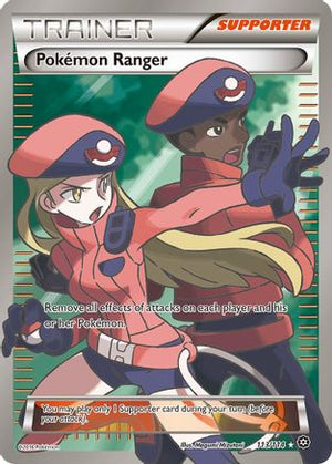 Pokemon Ranger (Full Art) 113/114 - XY  Steam Siege Holofoil - Poke-Collect