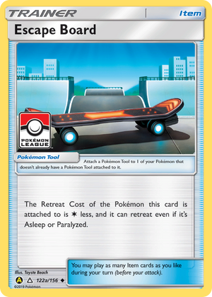 Escape Board - 122a/156 (Pokemon League) 122a/156 - League & Championship Cards Reverse Holofoil - Poke-Collect