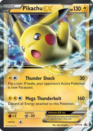 Pikachu EX - XY174 XY174/211 - XY Promos Holofoil - Poke-Collect