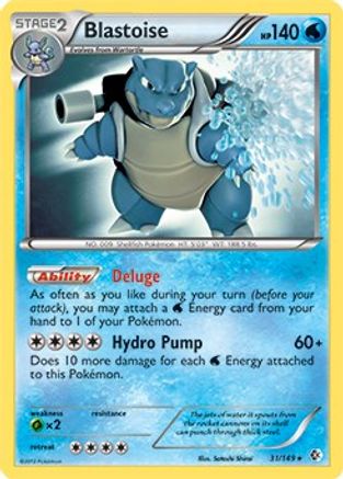 Blastoise - 31/149 (BW Boundaries Crossed) 31 - Deck Exclusives - Poke-Collect