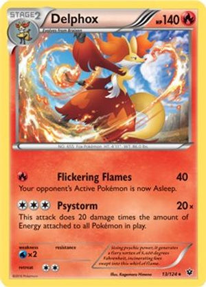 Delphox - 13/124 (XY Fates Collide) 13 - Deck Exclusives - Poke-Collect