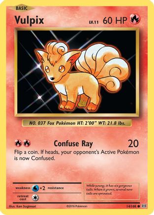Vulpix 14/108 - Evolutions Reverse Holofoil - Poke-Collect