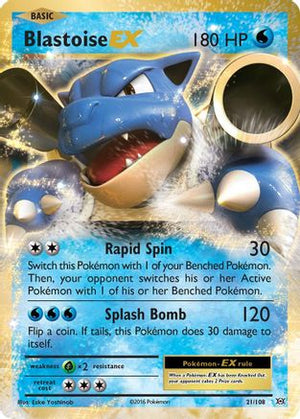 Blastoise-EX 21/108 - Evolutions Holofoil