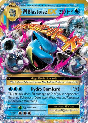 M Blastoise-EX 22/108 - Evolutions Holofoil