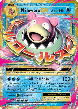 M Slowbro EX 27/108 - XY  Evolutions Holofoil - Poke-Collect