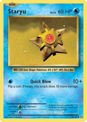 Staryu 30/108 - Evolutions - Poke-Collect