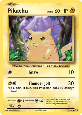 Pikachu 35/108 - XY  Evolutions - Poke-Collect