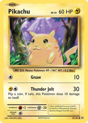 Pikachu 35/108 - Evolutions Reverse Holofoil