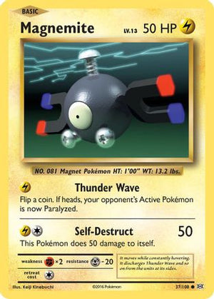 Magnemite 37/108 - Evolutions Reverse Holofoil