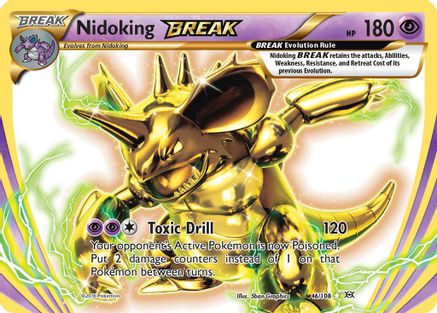 Nidoking BREAK 46/108 - XY  Evolutions Holofoil - Poke-Collect
