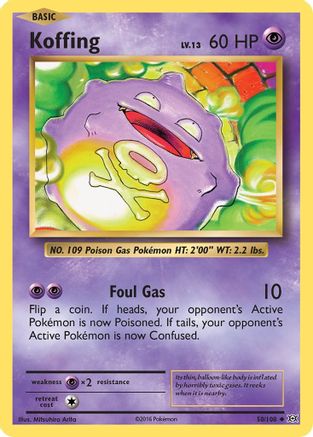 Koffing 50/108 - XY  Evolutions - Poke-Collect