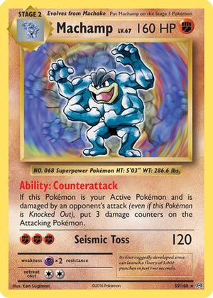 Machamp 59/108 - XY  Evolutions Reverse Holofoil - Poke-Collect