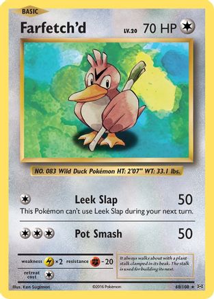 Farfetch'd 68/108 - XY  Evolutions - Poke-Collect
