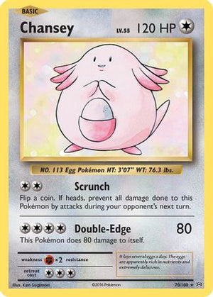 Chansey 70/108 - XY  Evolutions Holofoil - Poke-Collect