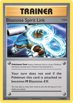 Blastoise Spirit Link 73/108 - XY  Evolutions Reverse Holofoil - Poke-Collect