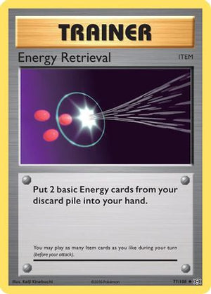 Energy Retrieval 77/108 - XY  Evolutions Reverse Holofoil - Poke-Collect