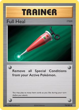 Full Heal 78/108 - XY  Evolutions Reverse Holofoil - Poke-Collect