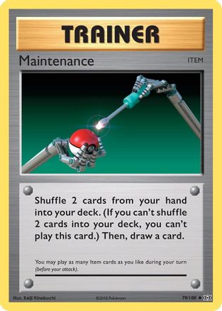 Maintenance 79/108 - XY  Evolutions Reverse Holofoil - Poke-Collect