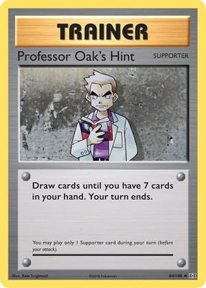 Professor Oak's Hint 84/108 - XY  Evolutions - Poke-Collect