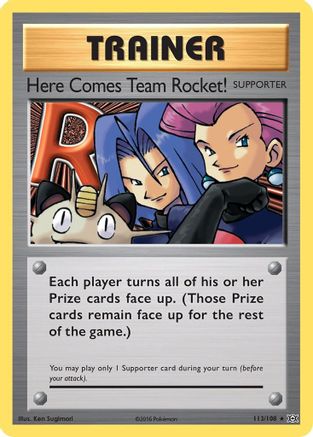 Here Comes Team Rocket! 113/108 - XY  Evolutions - Poke-Collect