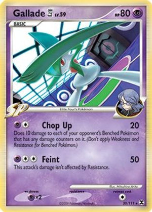 Gallade E4 - 20/111 (DPPt Rising Rivals) 20 - Deck Exclusives Holofoil - Poke-Collect