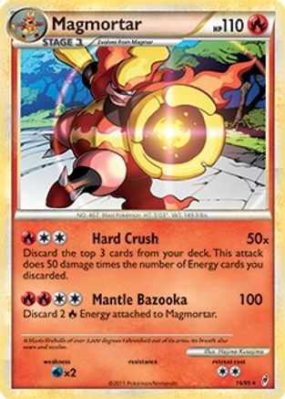 Magmortar - 16/95 (Call of Legends) 16 - Deck Exclusives - Poke-Collect