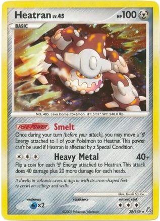 Heatran - 30/146 (DP Legends Awakened) 30 - Deck Exclusives Holofoil - Poke-Collect