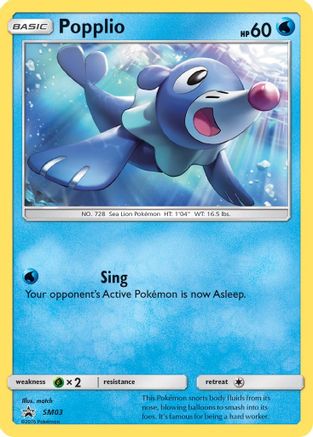 Popplio - SM03 SM03/248 - SM Promos Holofoil - Poke-Collect