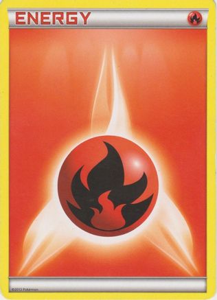 Fire Energy (2013 Unnumbered) - Deck Exclusives Holofoil - Poke-Collect