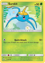 Surskit 7/149 - Sun & Moon Reverse Holofoil - Poke-Collect