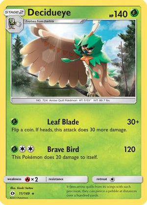 Decidueye 11/149 - SM Base Set - Poke-Collect