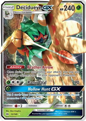 Decidueye GX 12/149 - SM Base Set Holofoil - Poke-Collect