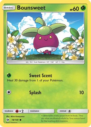 Bounsweet 18/149 - SM Base Set - Poke-Collect