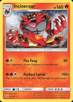 Incineroar 26/149 - SM Base Set Reverse Holofoil - Poke-Collect