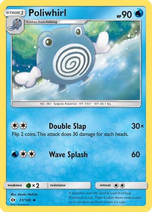 Poliwhirl 31/149 - SM Base Set Reverse Holofoil - Poke-Collect