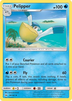 Pelipper 38/149 - SM Base Set - Poke-Collect