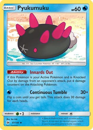 Pyukumuku 47/149 - SM Base Set - Poke-Collect
