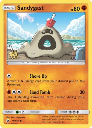 Sandygast 74/149 - SM Base Set - Poke-Collect