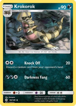 Krokorok 84/149 - SM Base Set - Poke-Collect