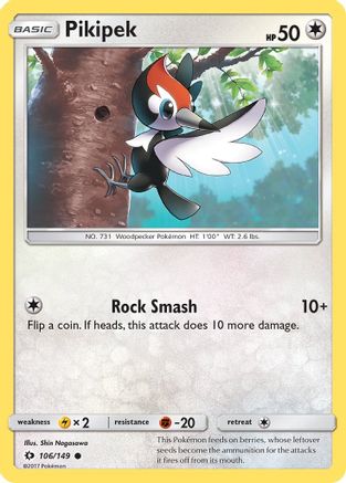 Pikipek 106/149 - SM Base Set - Poke-Collect