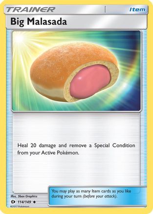 Big Malasada 114/149 - SM Base Set Reverse Holofoil - Poke-Collect
