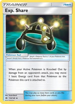 Exp. Share 118/149 - SM Base Set Reverse Holofoil - Poke-Collect